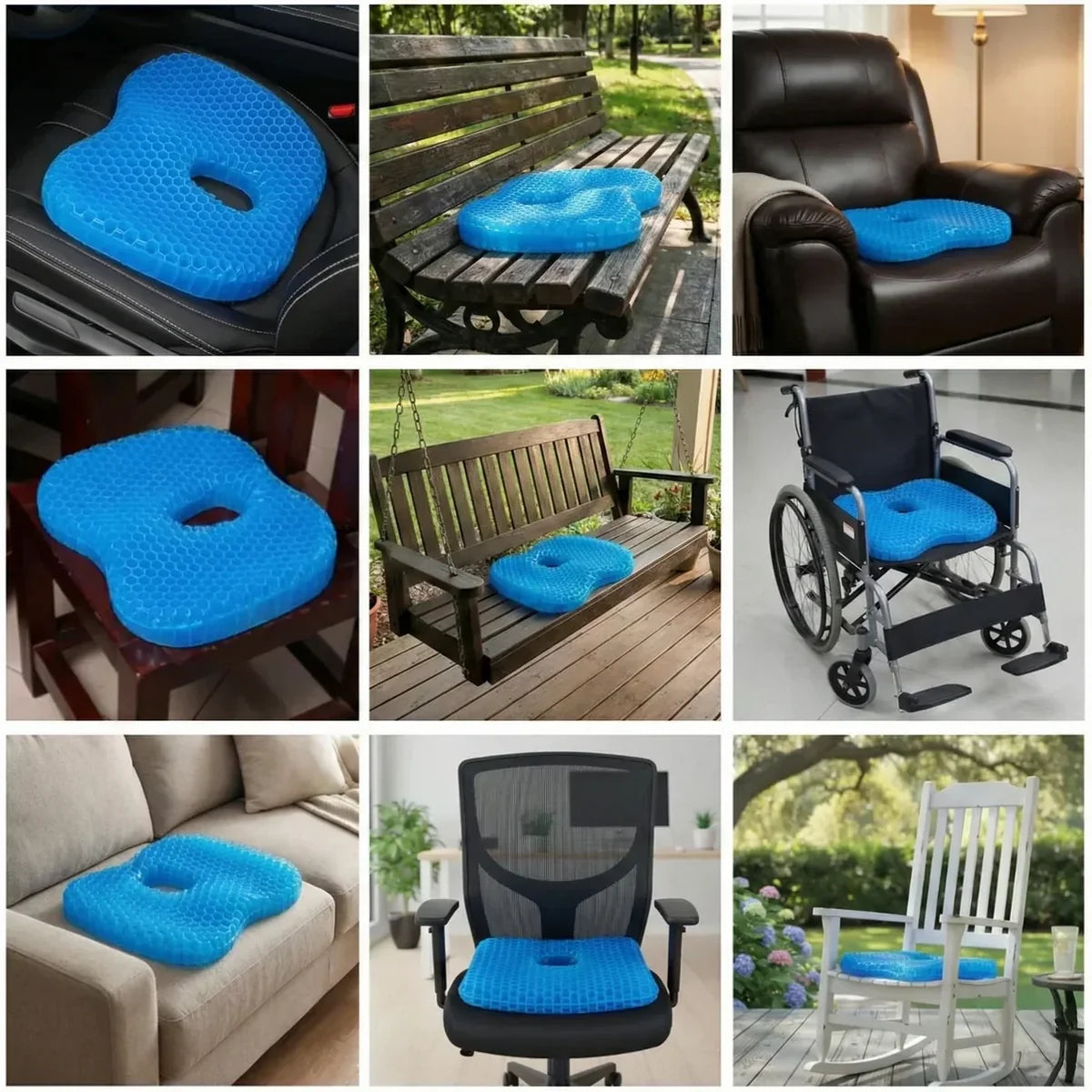 100% Gel Seat Cushion Pro