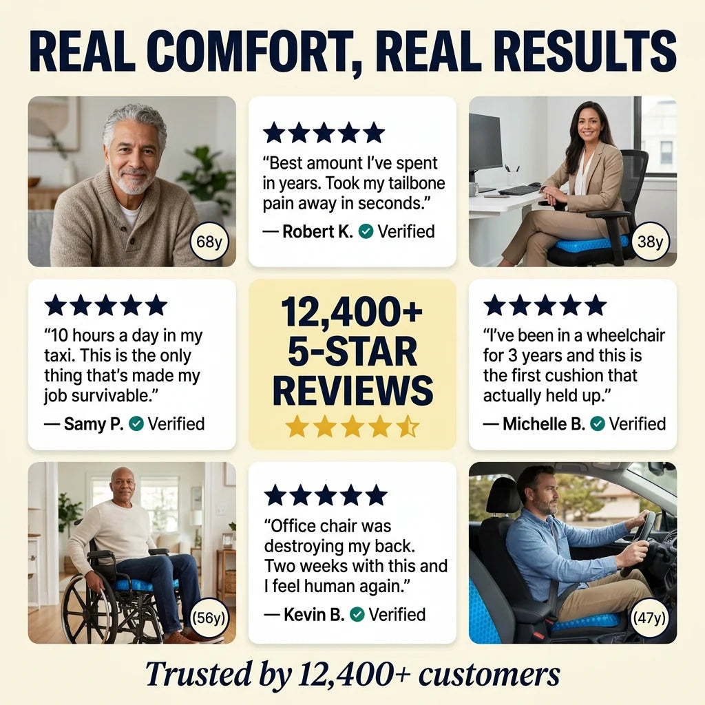 100% Gel Seat Cushion Pro