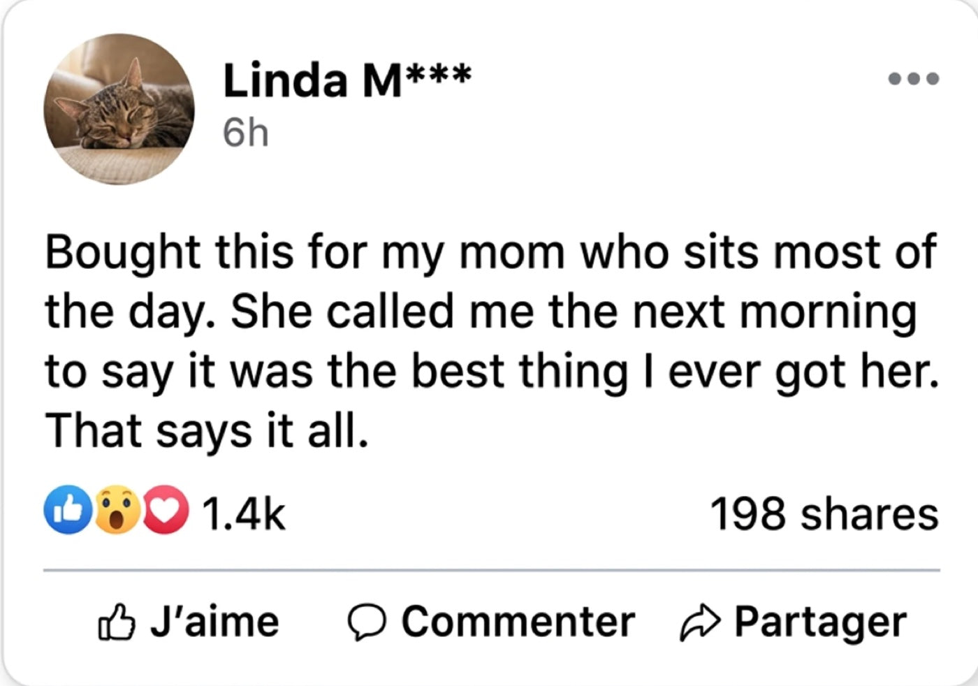 Customer review Margaret